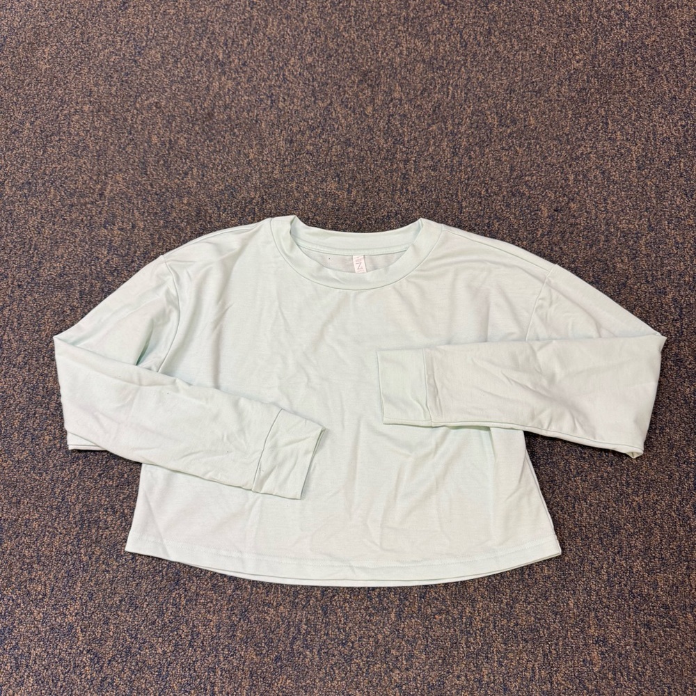 Z by Zella Athlesiure Mint/Baby Blue Long Sleeve